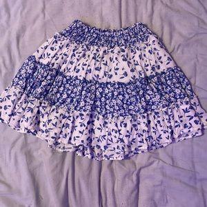 if it were me flowered skirt (size xs)